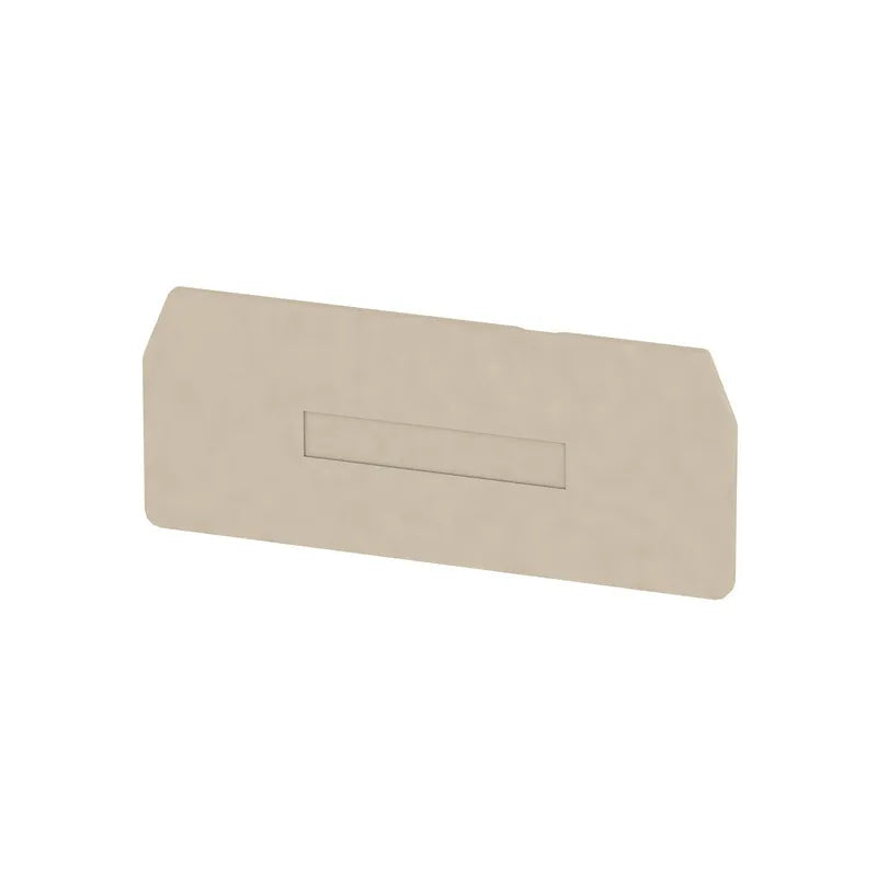 ZAP/TW6/3AN Tapa final beige para clema ZDU/ZPE 6/3AN