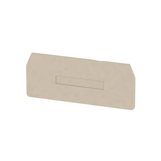 ZAP/TW6/3AN Tapa final beige para clema ZDU/ZPE 6/3AN