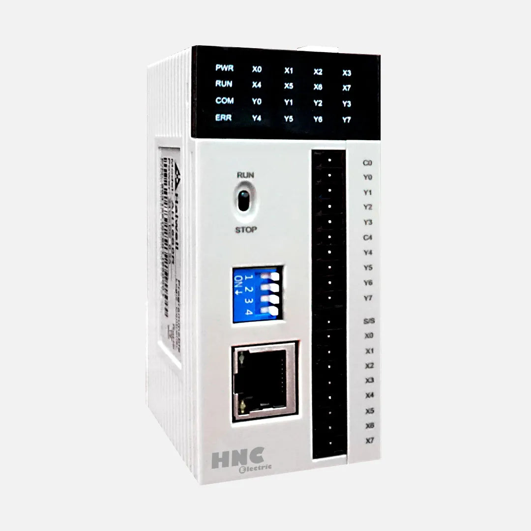 Unidad PLC Eco 4DI 4DO  RELAY 2AI 2AO TCP+485 24VCD