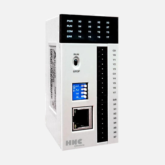 Unidad PLC Eco 4DI 4DO  RELAY 2AI 2AO TCP+485 24VCD