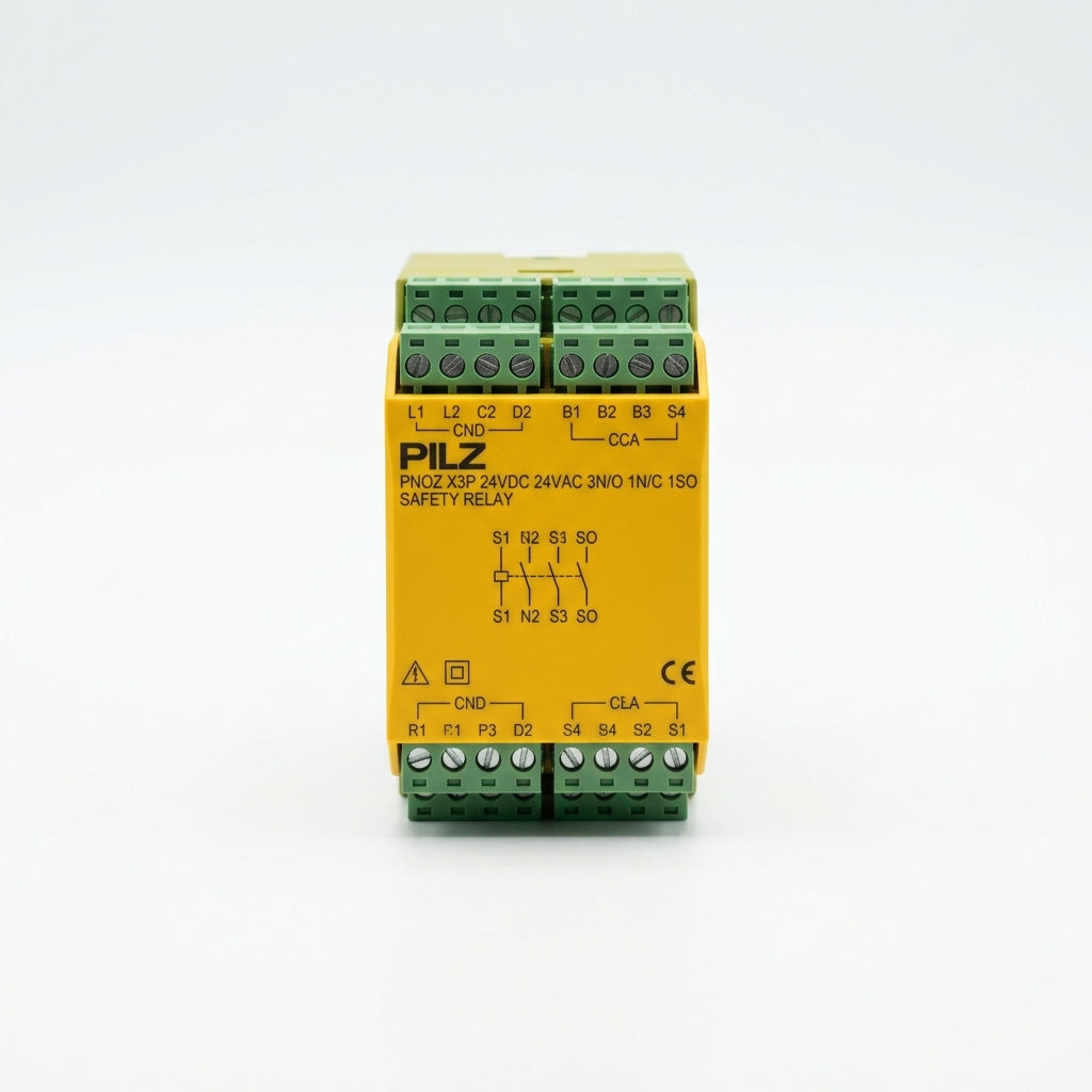 PILZ PNOZ X3P 24VDC 24VAC 3N/O 1N/C 1SO