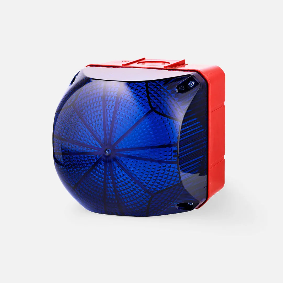 QBL Indicador luminoso 184mm Luz estroboscópica  24-48VAC/DC azul IP66
