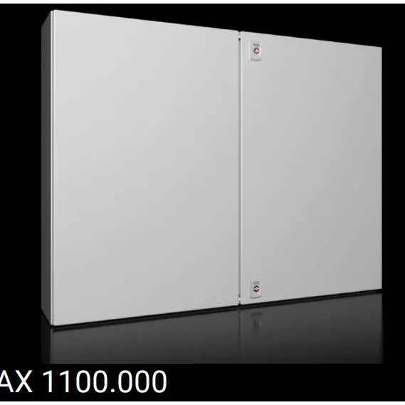 AX Gabinete mural de chapa de acero 2P 760Hx1000Wx210Dmm RAL7035 IP55 NEMA 12