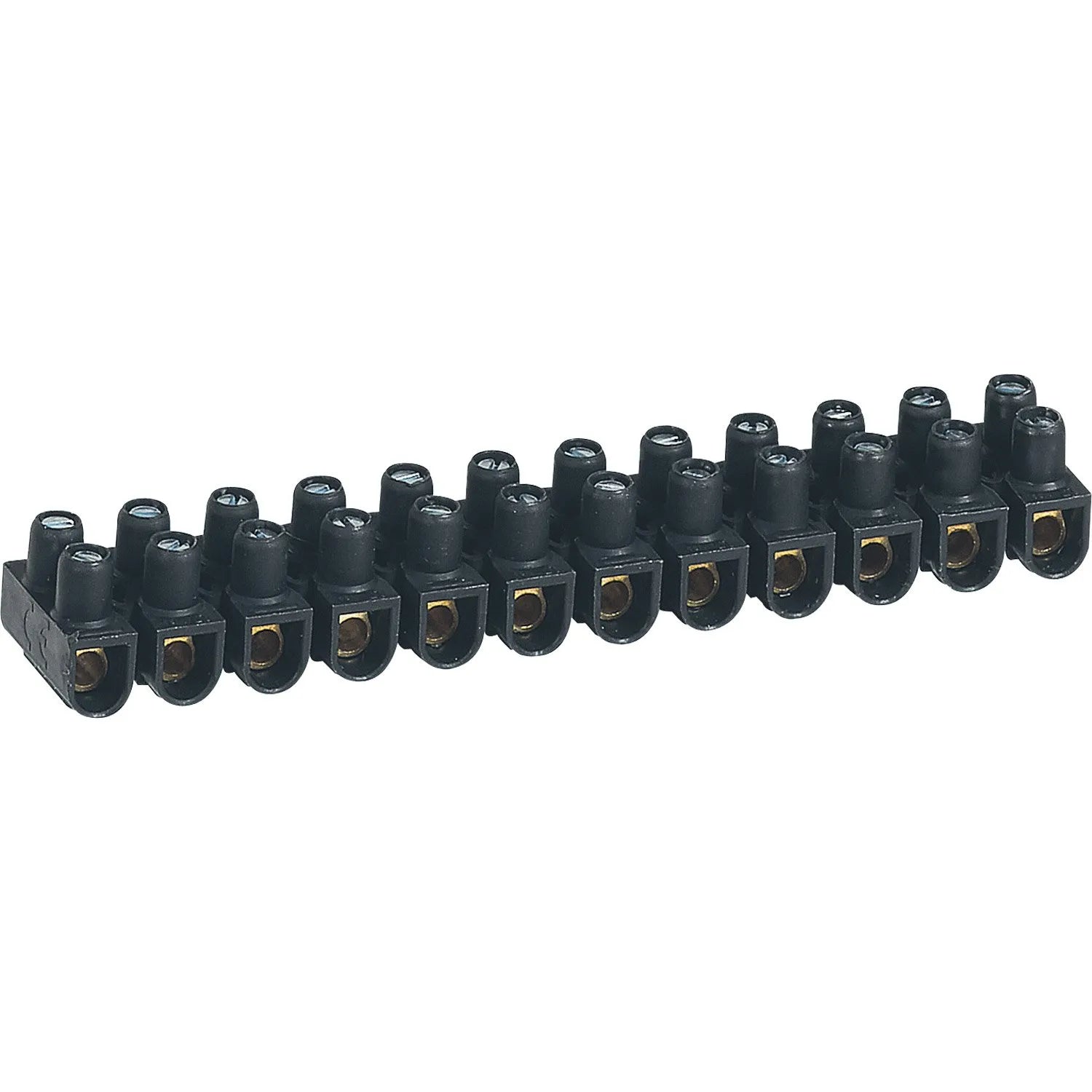 REGLETA D CONEX 10AWG 57A 12P 10MM NEGRA