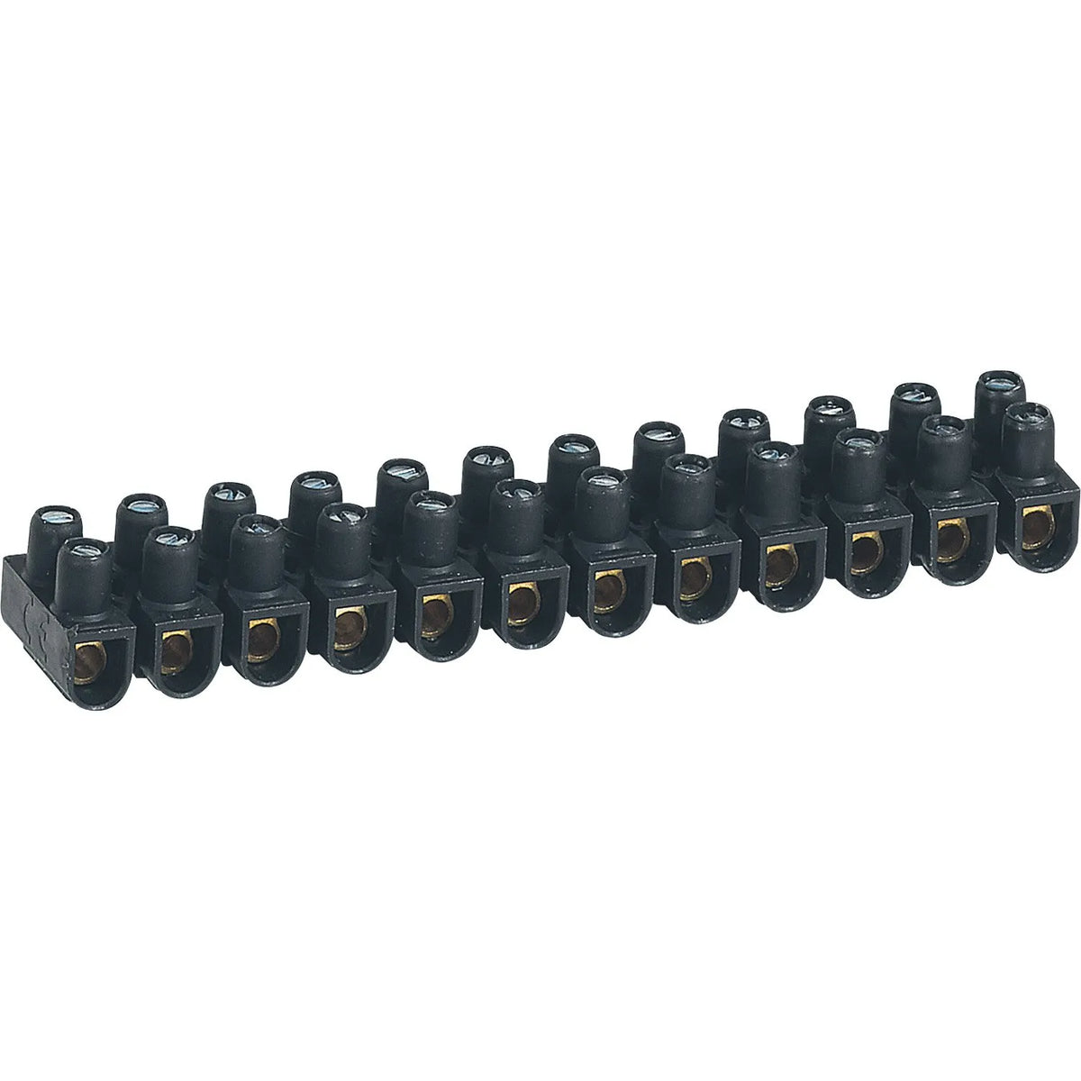 REGLETA D CONEX 6AWG 101A 12P 25MM NEGRA
