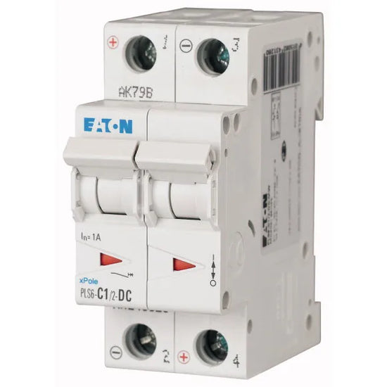 PLS6-C1/2-DC-MW Xpole Interruptor termomagnético para DC 2P 1A 6kA Curva C