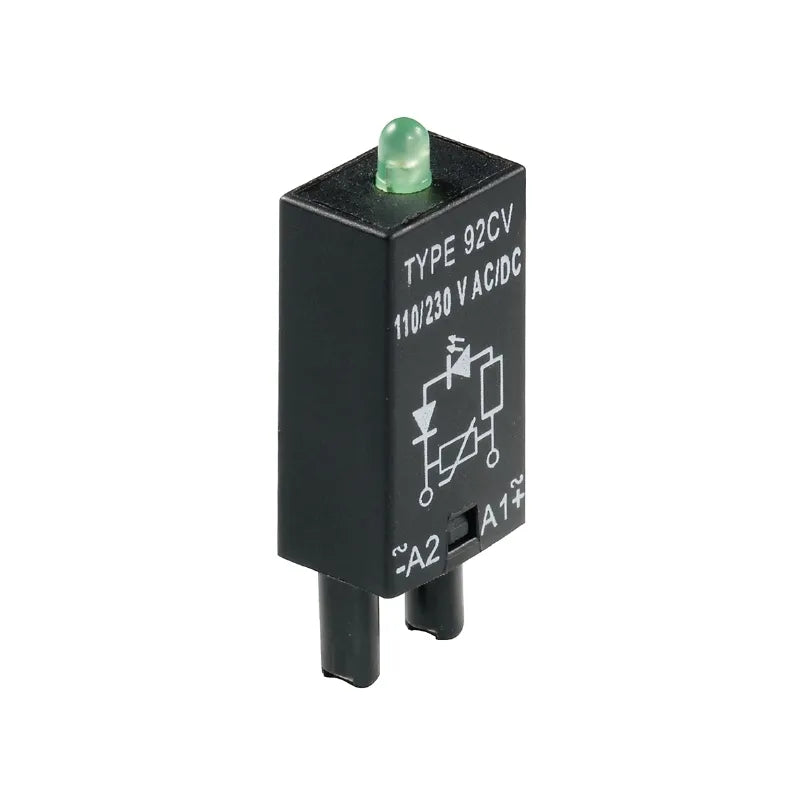RIM 2 6/24VDC GN Módulo LED verde para base RCL 24-60VUC. Conexión enchufable