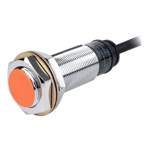PR18-5AC Sensor inductivo M18 Sensado 5mm Rasante 2 hilos 100-240VCA NC IP67