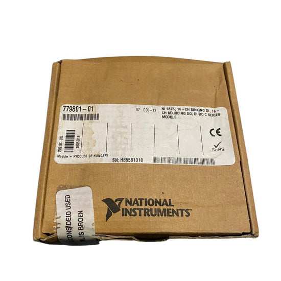 National instruments NI-9375 módulo de entrada analógica