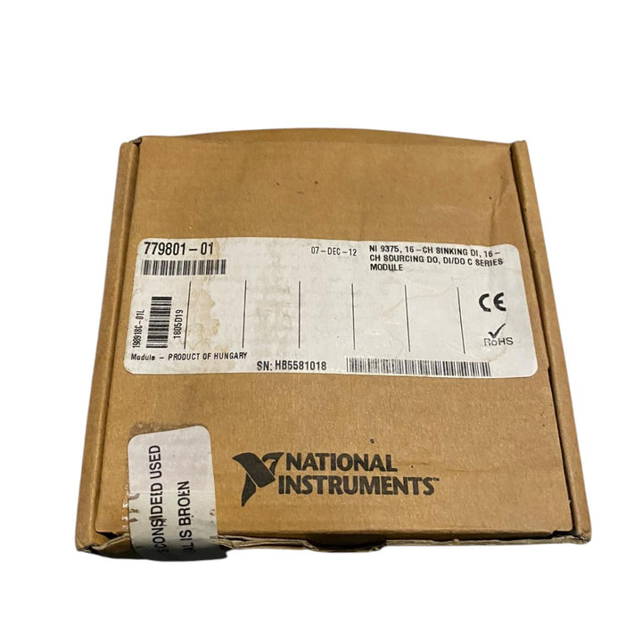 National instruments NI-9375 módulo de entrada analógica