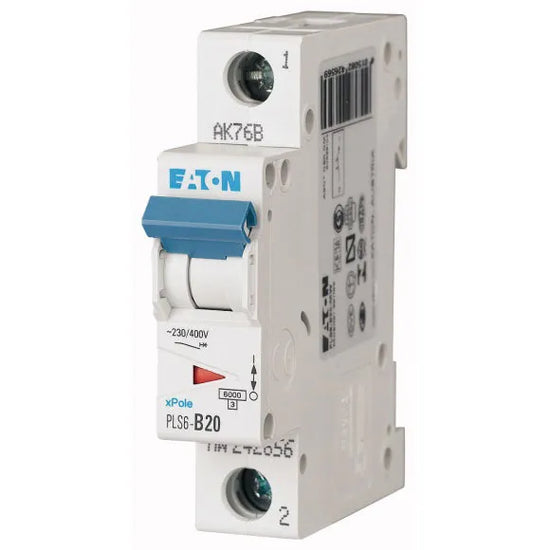 PLS6-B20-MW Xpole Interruptor termomagnético (ITM) 1P 20A 6kA Curva B