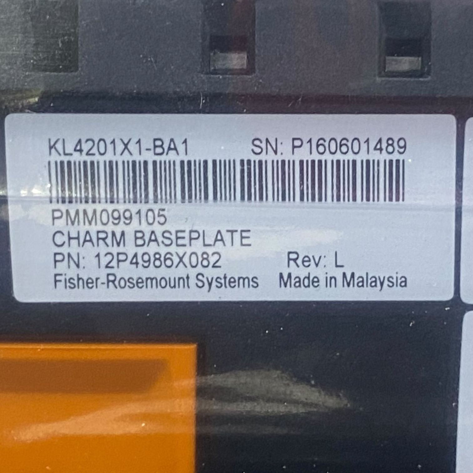 Emerson Kl4201x1-ba1 Charm Baseplate
