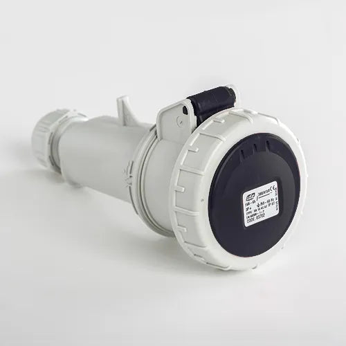 Base aérea 16A 3P+T 500VCA 7h Negro IP66-IP67