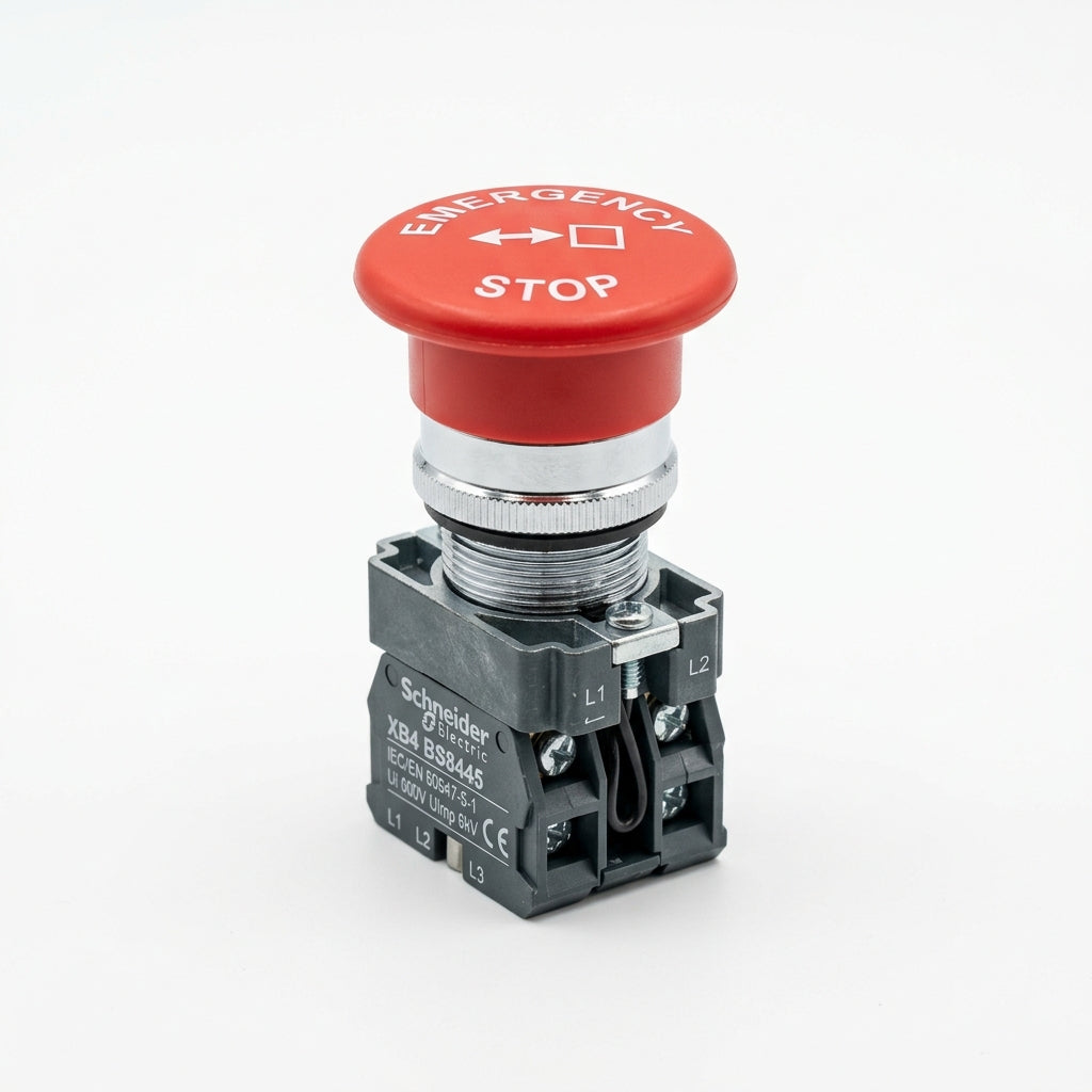 SCHNEIDER ELECTRIC	XB4 BS8445 Botón de paro de emergencia