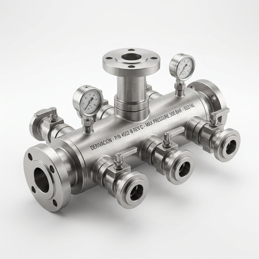 BIND DERIVACION DN 100 A 1 IN NPT