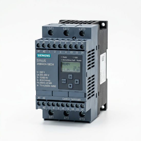SIEMENS 3RW4424-1BC34 ARRANCADOR SUAVE TRIFASICO