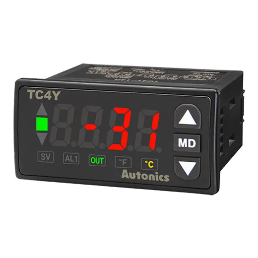 TC4Y-14R Control de temperatura PID DIN 72WX36H 100-240VCA Relay&SSR 1AL