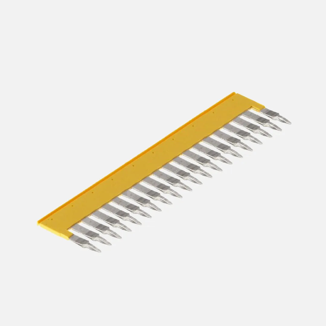 ZQV 4/20 Puente enchufable amarillo de 20 polos para WDU/ZDU/ZDK… de 4 in