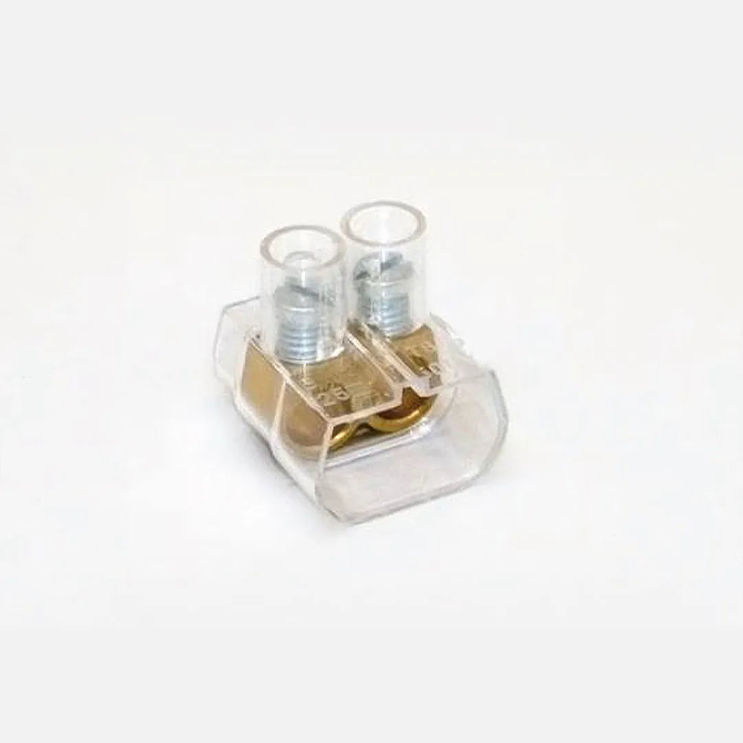 Conector de 2 polos 6-16mm² 10-6AWG 76A 500VCA Transparente