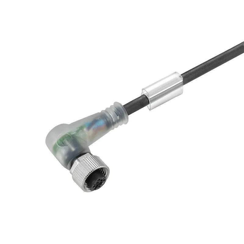 SAIL-M12BW-3L5.0U Cable conector LED hembra acodado M12 3P 5mt Codigo A IP68