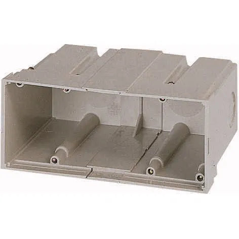 M22-H4 Cubierta para placa empotrable de plastico 4 orificio 59HX141WX95Dmm