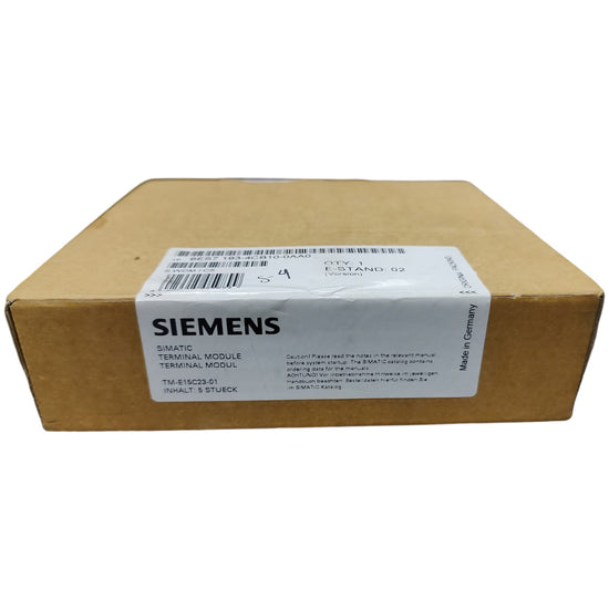 Siemens 6ES7 193-4CB10-0AA0 bloque terminal.