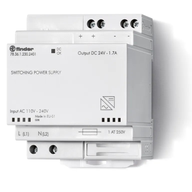 Fuente de alimentación monofásica 110-240V Output 36W 24VCD 1.5A -X-