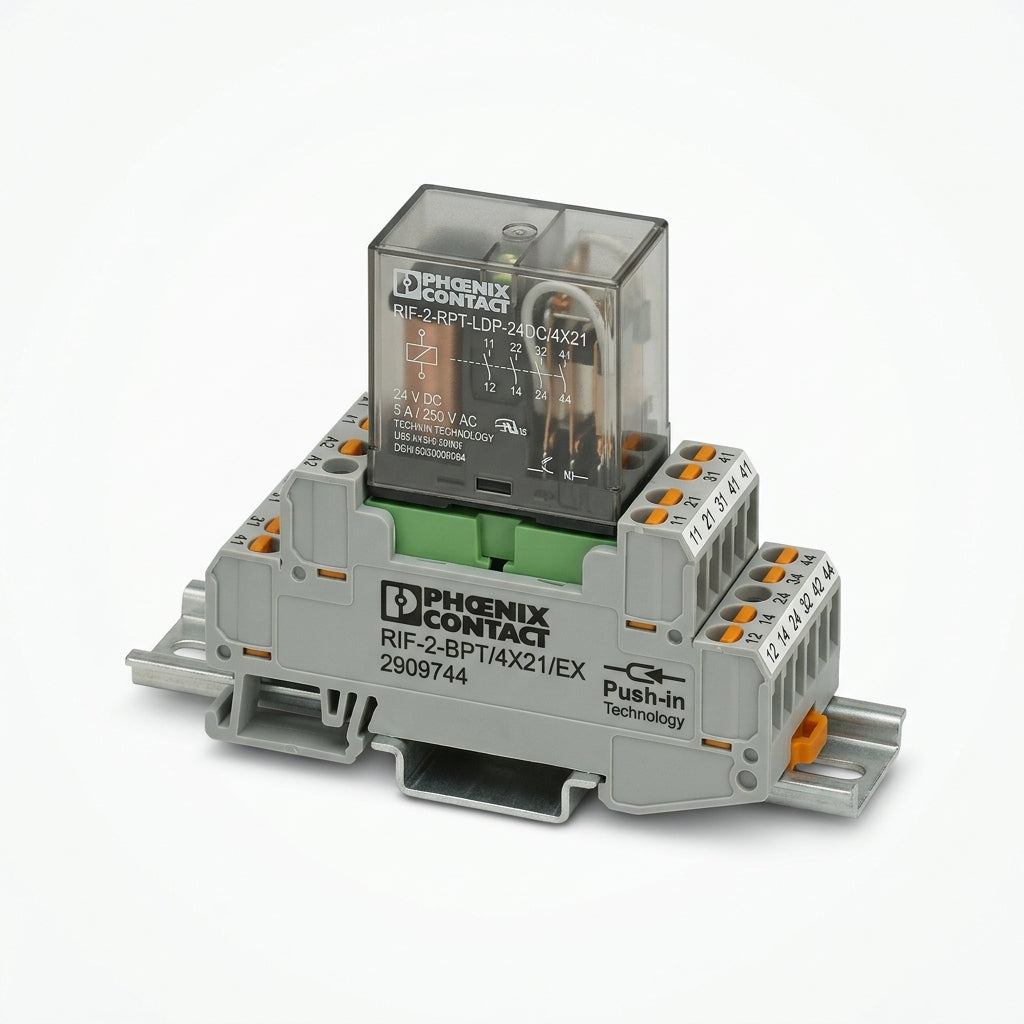PHOENIX CONTACT RIF-2-BPT/4X21/EX+2909744 Módulo de relevador