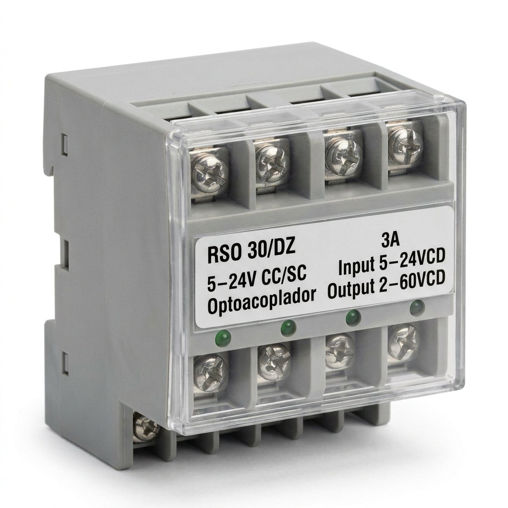 RSO 30/DZ 5-24V CC/SC Optoacoplador 3A Input 5-24VCD Output 2-60VCD