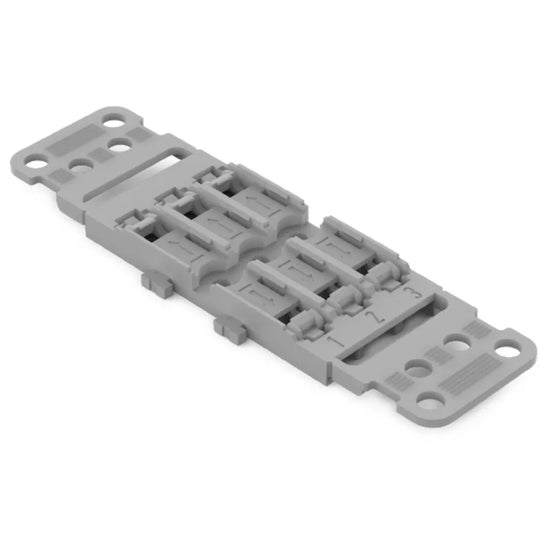 Soporte de montaje 3 vias con alivio de tension para tornillo