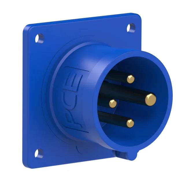 2112 Clavija empotrar/rect. 3P+T 9H 16A 230V IP44 Azul