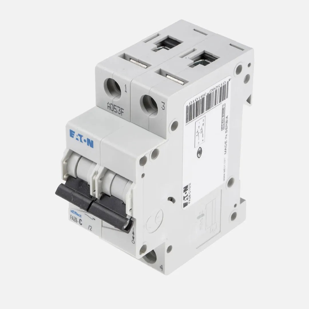 FAZ6-C40/2 Interruptor termomagnético miniatura MCB 2P 40A 6kA Curva C