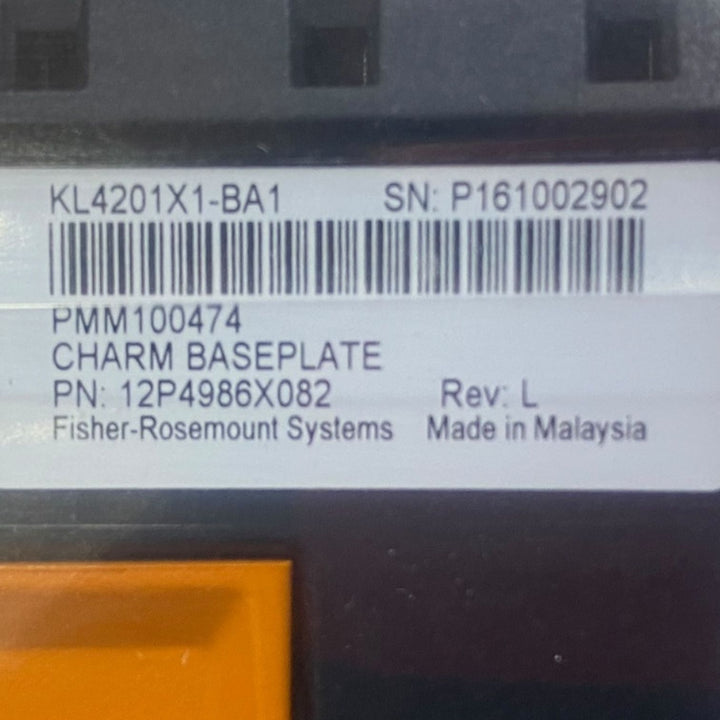 Emerson KL4201X1-BA1 Base Charm Baseplate