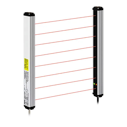 BW40-08P Sensor de área tipo barrera paso de 40mm 8Haces 280mm 12-24VCA PNP