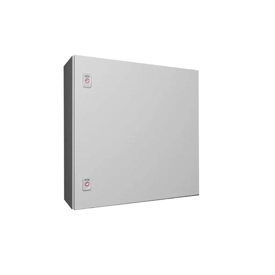 AX Gabinete mural de chapa de acero 1P 600Hx600Wx210Dmm RAL7035 IP66 NEMA 4