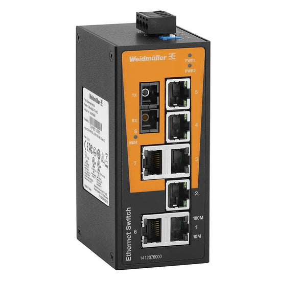 IE-SW-BL08-7TX-1SC FastEthernet Switch no gestionado 7xRJ45 1xSC-Duplex -10~60°C