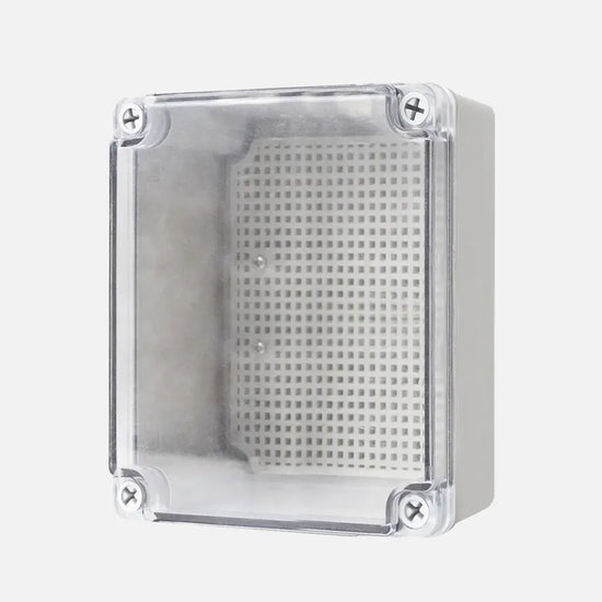 Caja de distribucion sobrep. p. trans. c/plat. 110HX80WX45Dmm Plastic PC IP67