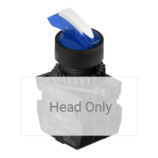 SELECT C/RETEN ILU 2POS 22MM AZUL C/ADAP