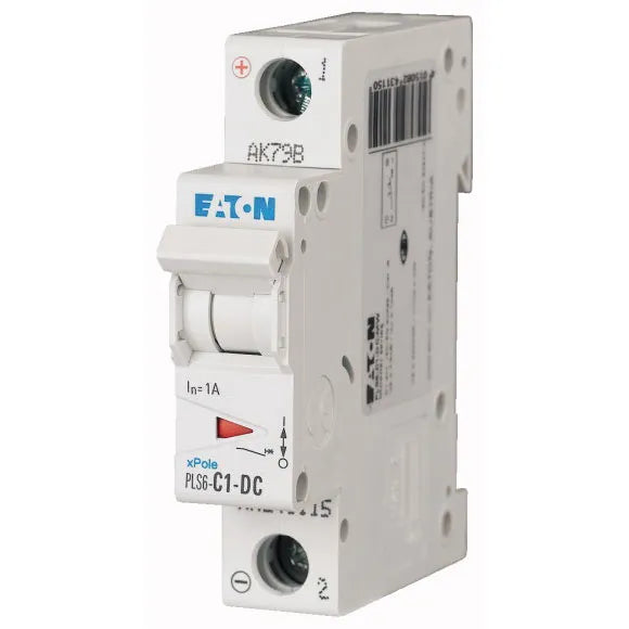 PLS6-C1-DC-MW Xpole Interruptor termomagnético para DC 1P 1A 6kA Curva C