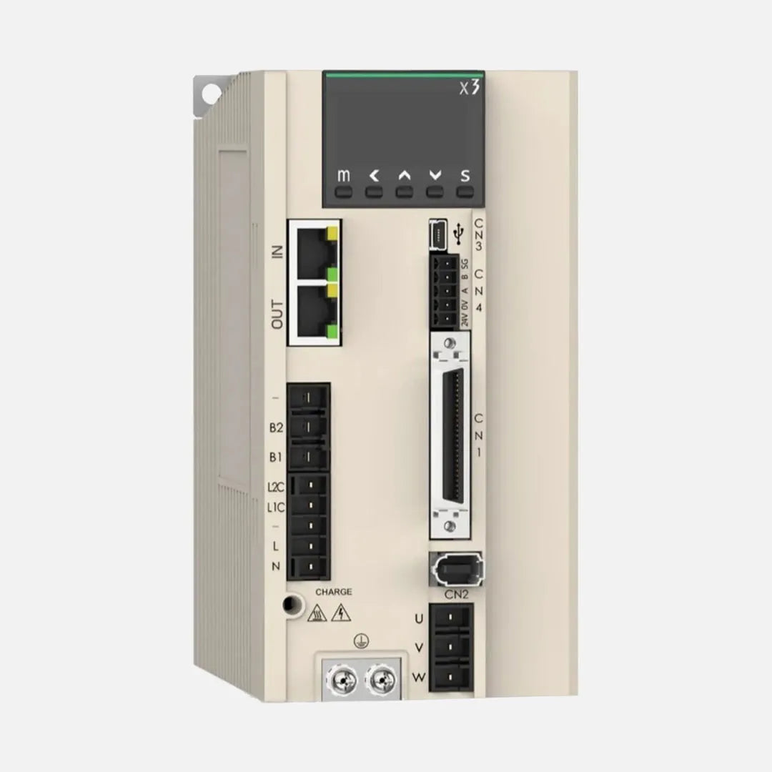 Servodrive 3 ph 220VCA 2kW 9.5A com. RS485EthetCAT, CANopen IP20.
