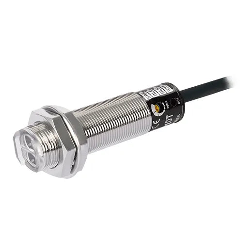 BR3M-MDT-P Sensor foto latón M18 Retroreflectivo 3m 24VCD PNP -BRQM3M-PDTA-P-