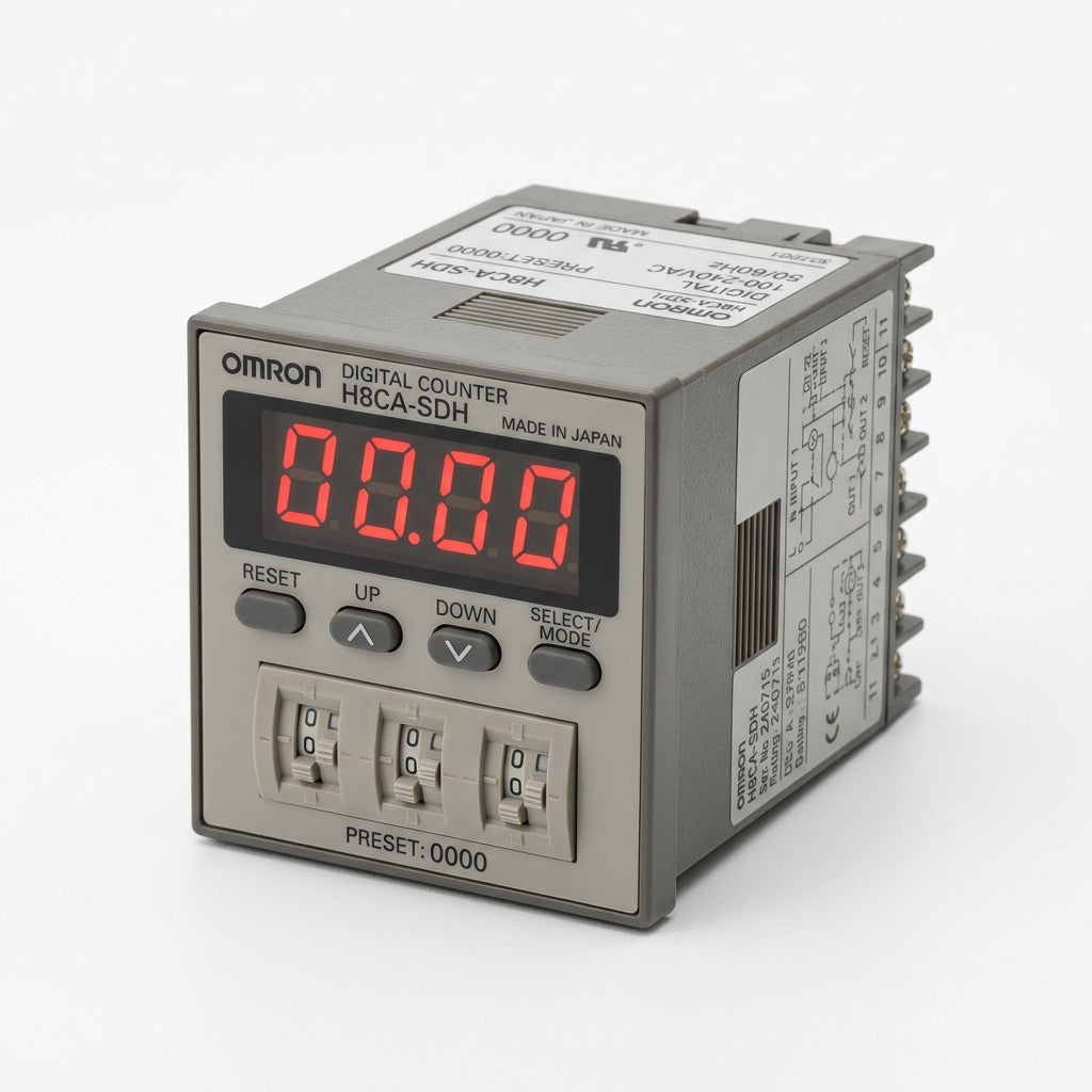 OMRON H8CA-SDH CONTADOR/TEMPORIZADOR  (CON DETALLE)