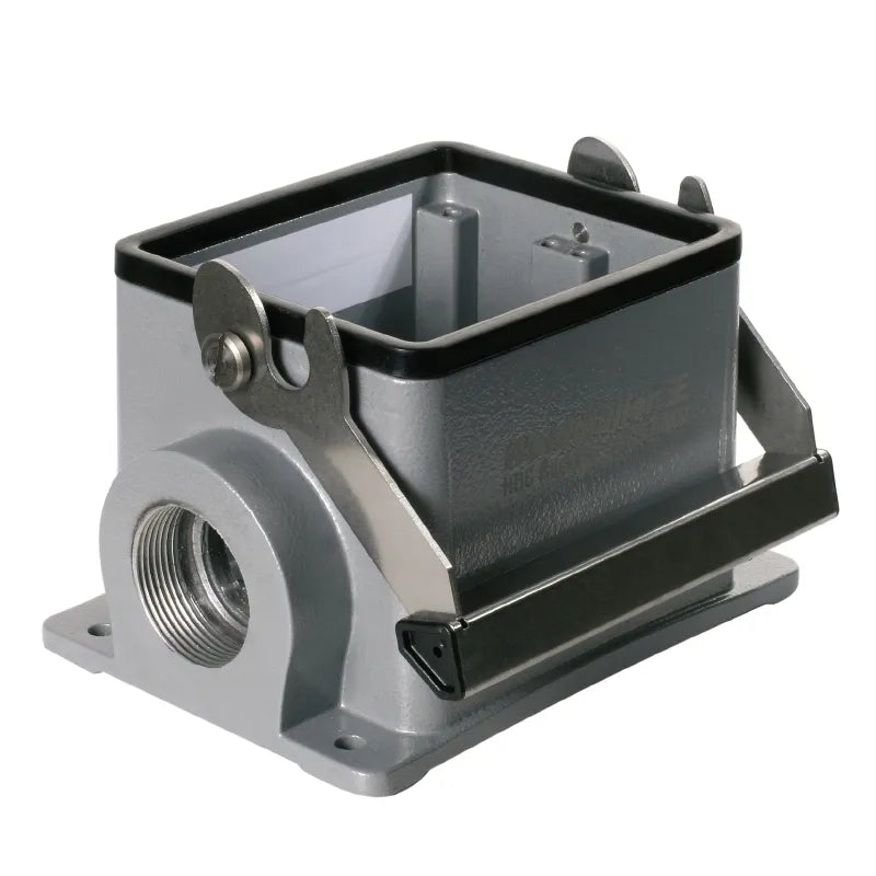 HDC 32B SLU 2M32G Base cerrada para insertos 32P 1Gancho Grupo 10 2xM32 IP65