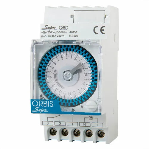 SUPRA QRD Interruptor horario analógico diario con reserva *Verificar modelo