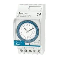 SUPRA QRD Interruptor horario analógico diario con reserva 230V 1CO 16A 250V