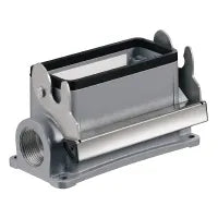 HDC 16B SLU 1PG21G Base cerrada para insertos 16P 1Gancho Grupo 6 1xPG21 IP65