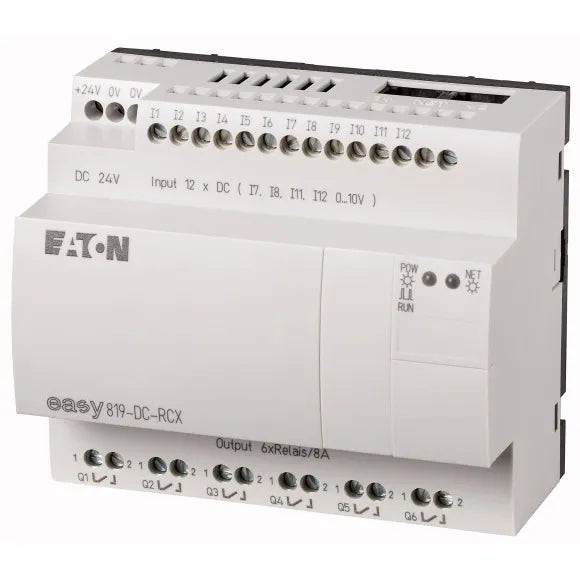 EASY819-DC-RCX RELE 12E 6S 24 VDC S/DISP