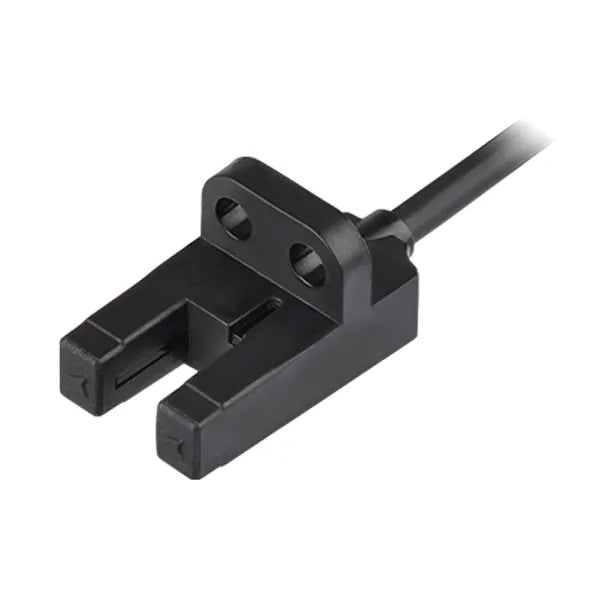 BS5-V1M Fotomicro sensor herradura diseño V 5mm 5-24VCD NPN con conector.