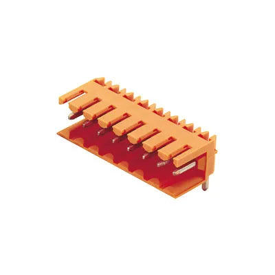 SL 3.50/03/90 3.2SN OR BX Conector macho abierto lat 3P Paso 3.5mm 90° Naranja