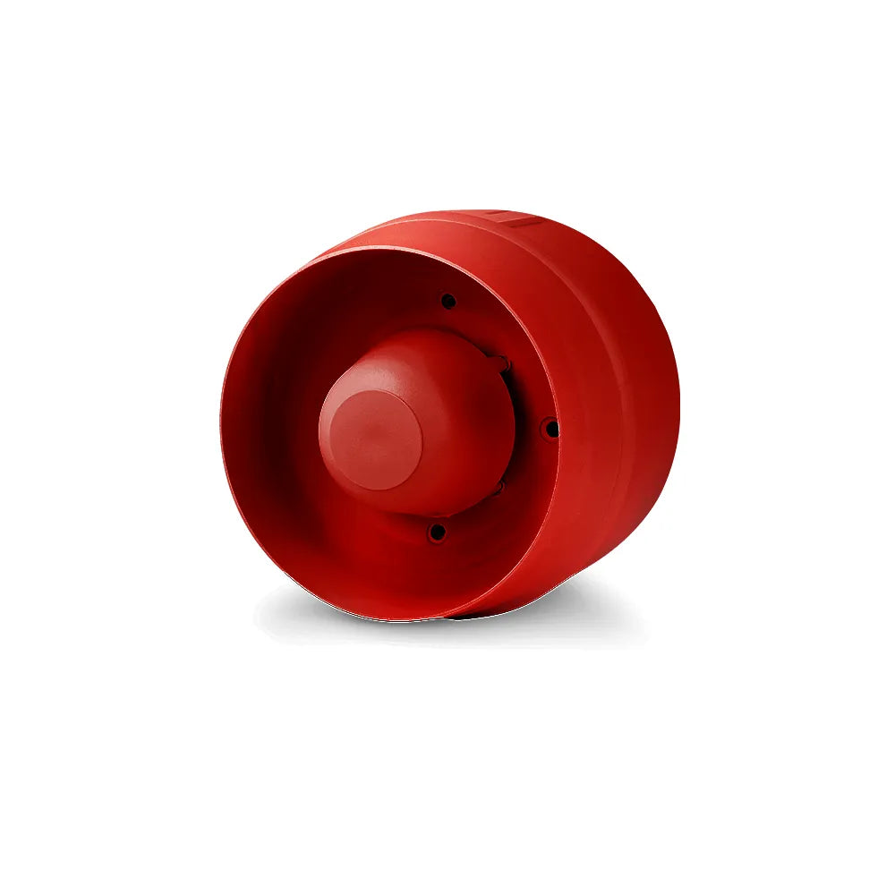 ES2 Sirena economica circular 	Ø105mm 32 tonos 77-106 dB 230VCA Rojo